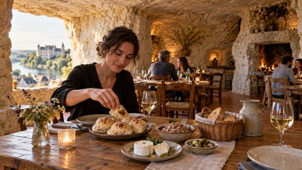Les restaurants troglodytes à Saumur pour savourer les fouées