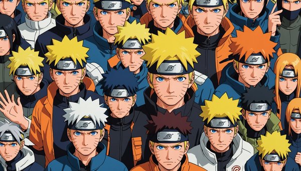 Le poster naruto visages : un must pour les fans de shinobi